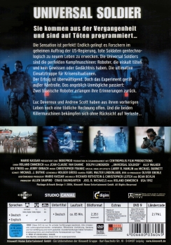 Universal Soldier - Sie kommen aus der Vergangenheit und sind auf Töten programmiert... - (Geschnittene Fassung) - (Vermietrecht) - Einzel-DVD - Neu & OVP